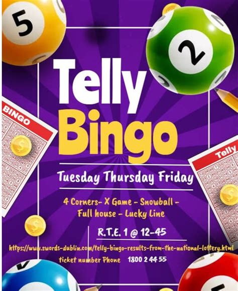 telly bingo results|Telly Bingo Results from the past 90 days .
